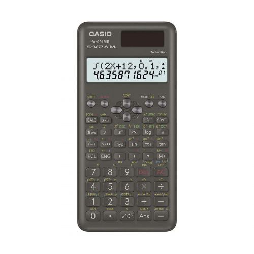 https://www.pilottrainingcentre.com/storageCasio FX-991MS 2nd Gen Non-Programmable Scientific Calculator, 401 Functions and 2-line Display