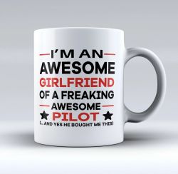 Awesome Pilot (Pilot Gift, Pilot Mug, Pilot Coffee Cup, Aviation Gifts)