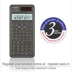 Casio FX-991MS 2nd Gen Non-Programmable Scientific Calculator, 401 Functions and 2-line Display