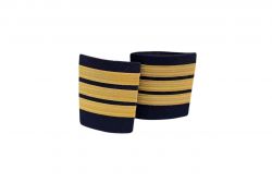 First Officer Epaulet 03 Golden Bar