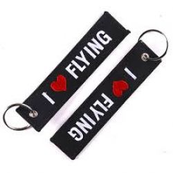 I LOVE FLYING Keychain - 1 Piece