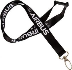 Pilot Training Centre Polyester Airbus Lanyard for Flight Crew Airman