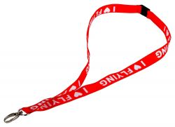 Pilot Training Centre Polyester I Love Flying Lanyard for Flight Crew Airman