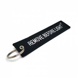 Remove Before Flight Keychain (Black)